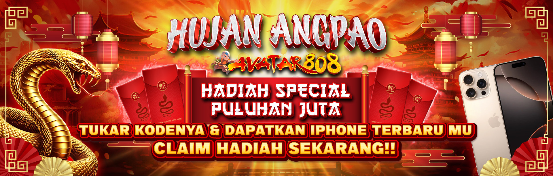 HUJAN ANGPAO AVATAR808!!