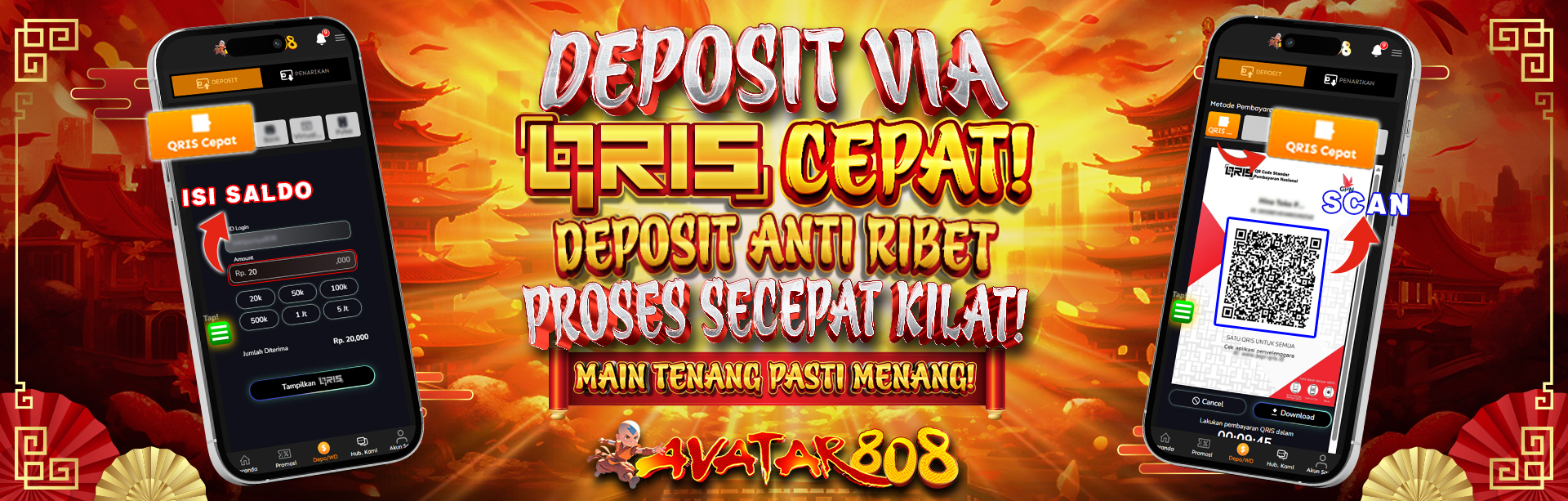 DEPOSIT VIA QRIS CEPAT