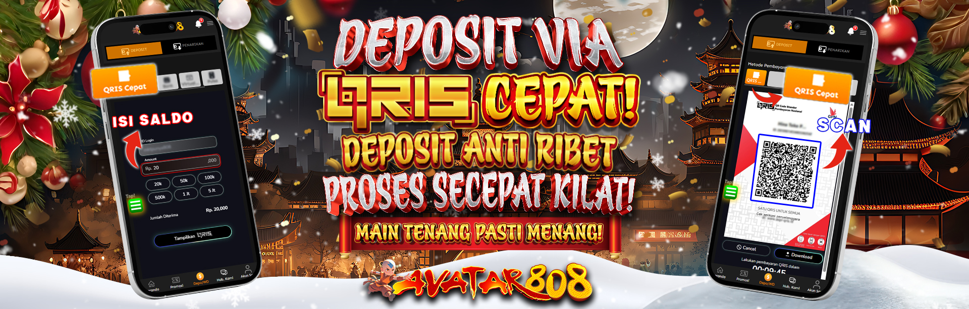 DEPOSIT VIA QRIS CEPAT