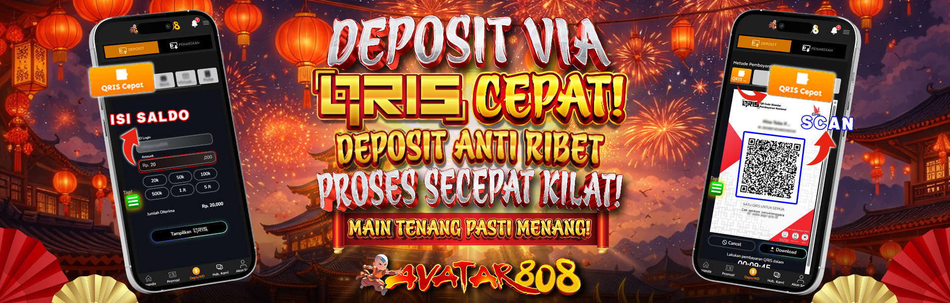 DEPOSIT VIA QRIS CEPAT