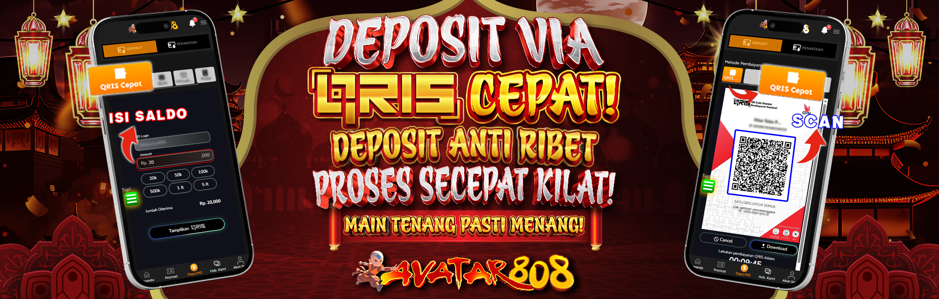 DEPOSIT VIA QRIS CEPAT