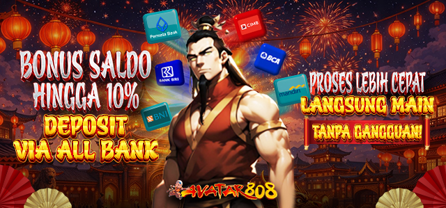 BONUS SALDO 10%  KHUSUS DEPOSIT VIA ALL BANK