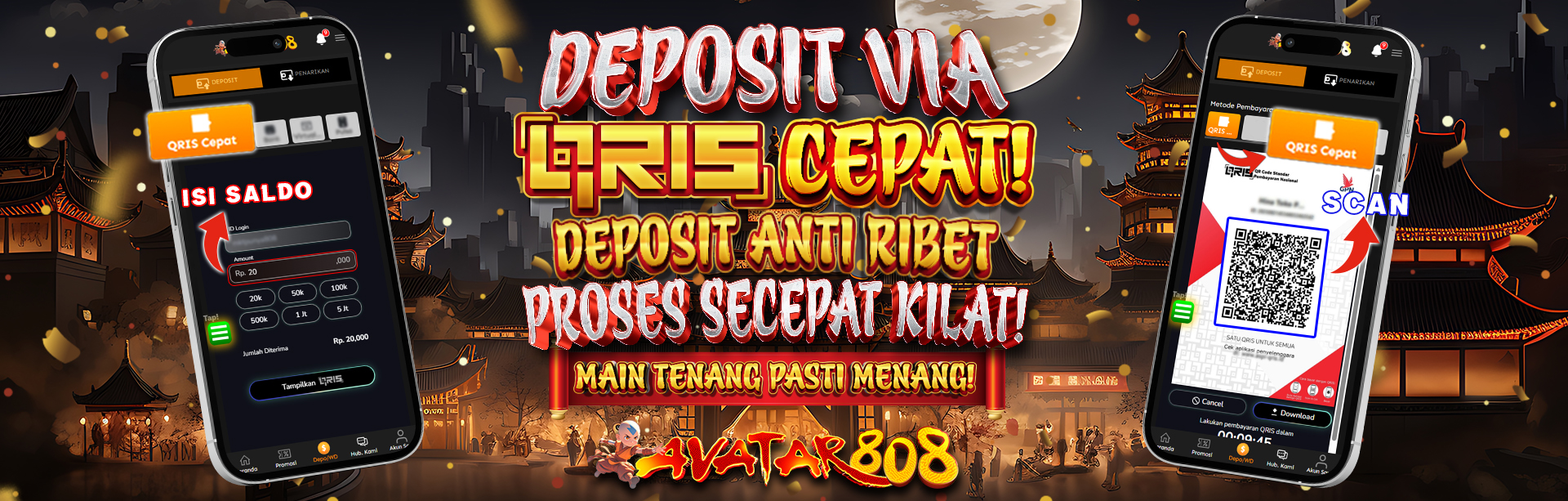 DEPOSIT VIA QRIS CEPAT